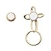 SENFAI Celtic Knotwork Flower Magnetic Eyeglass Holder for Unisex Adult Brooch Clothes Jewelry