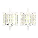 Bonlux 10W Double Ended J78 R7s LED Light 78mm (3'') 120V Warm White 3000K LED R7s Floodlight Bulb 100W Halogen Replacement Bulb (Pack of 2)