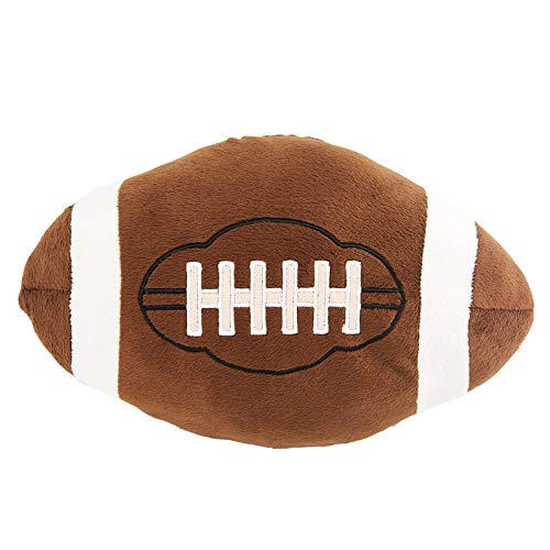 4 Pcs Sports Throw Pillows Fluffy Stuffed Soccer Ball Plush Pillow Baseball Throw Pillow Soft Stuffed Basketball Plush Pillows Football Shaped Plush Toy Sport Theme Cushion for Kids Room Decoration