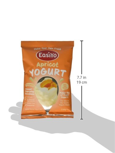 EasiYo Yogurt Mix, Apricot, 8 Count
