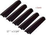 93941(5-pack) Porcelain Steel Heat Plate Replacement for Select Charbroil and Presidents Choice Gas Grill Models