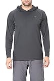 Trailside Supply Co. Men's Long Sleeve Running Hoodie Shirt Hooded Tee