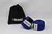 BFR BANDS QUAD Wrap Occlusion Training Bands For Legs & Calves, 3 Inch Wide BLUE Knee Wrap Style Bands, Blood Flow Restriction Bands Give Lean & Fast Muscle Growth without Lifting Heavy Weights