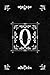 Scandinavian Design Floral Monogram Daily Journal Notebook - Letter O: Decorative Letter on Black Le by Spring Hill Stationery