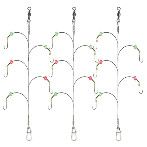 Fishing Hook with Leader 5 Hooks