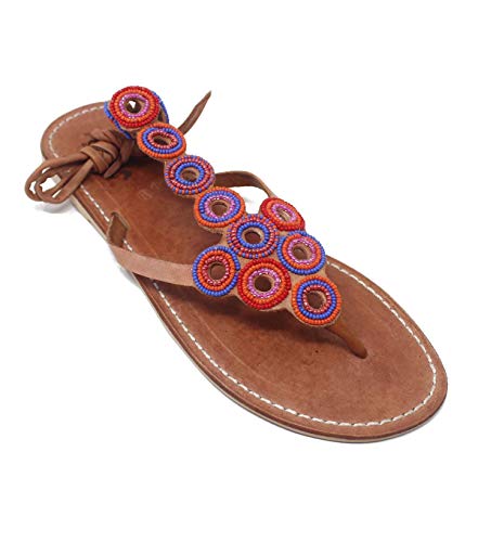 women's roman sandals leather