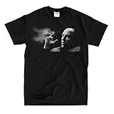 Tony Soprano Smoking Mens Black T-shirt