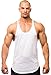 Iwearit Stringer Tank-Top (Wht-L) Made in USA