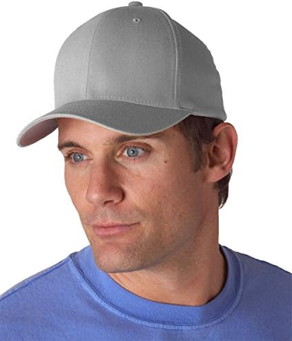 Flexfit6277 Wooly Combed Twill Cap - Small/Medium (Gray)