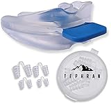 Snoring Mouthpiece & Nose Vent Bundle - Mouth Guard Set | Snore Mouthpiece | Mouthpiece Snore Stopper | Stop Snoring Mouth Piece Solution | Mouthguard & Anti Snore Eliminator Device