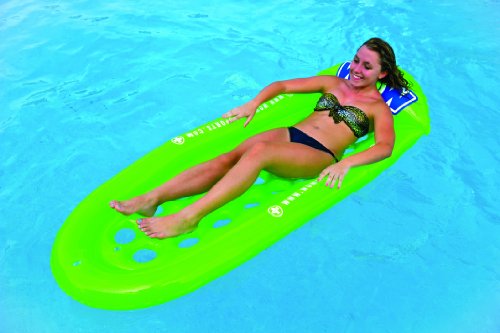 WOW World of Watersports, 13-2010, Pool Float, Built in Pillow, Side Chambers