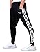 Yong Horse Men's Casual Sweatpants Striped Close Bottom Skinny Gym Joggers Pants