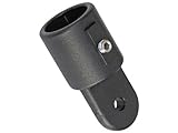 Marine Top Cap Tube 7/8” External Black Plastic Eye End for Boat - Five Oceans