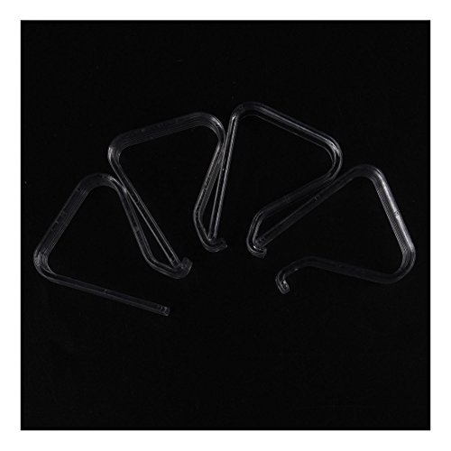 TOOGOO 4 Pieces Picnic Clips, Spring Tablecloths Tablecloth Clip, Transparent - Thumbnail 3