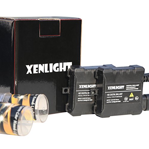 xenLIGHT 35W 9005 9006 XENON HID HEADLIGHT Conversion PROJECTOR KIT BALLAST H11 H4 6000K 6K WHITE-All bulb sizes and Colors (Deep Brilliant Blue(10000k), 880(881/H27/899/885/886/889/893/894/896/898))