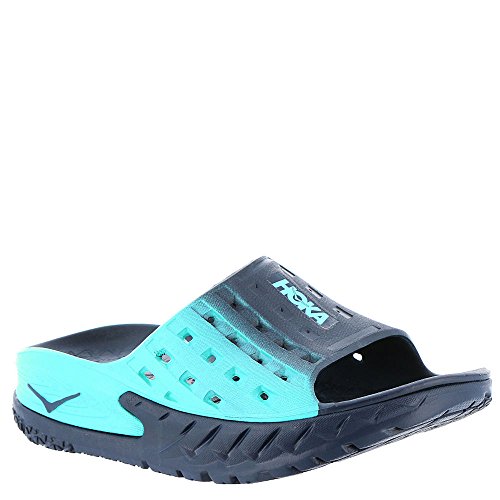 HOKA ONE ONE Womens Ora Recovery Medieval Blue/Blue Atoll Slide - 8