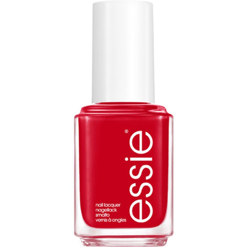 Essie Nail Polish 750 Not Red-y For Bed, Bright Hot Red Colour, Original High Shine and High Coverage Nail Polish, Long-Lasting Luxury Nail Varnish 13.5 ml