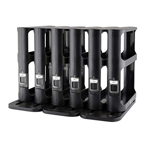 Caddy (Black 3Pack) PullandRotate Spice Rack Organizer 2