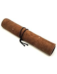 7 bolsillo ante piel Herramientas de herramienta rollo para cinceles de madera, cuchillos de cocina grandes, woodcarving, llaves, destornilladores
