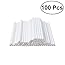 Haobase 100 Stück Cake Pop Sticks - Weiße Papierstäbchen 15cm Für Süßigkeiten & Lollipops