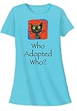 Nightshirt All Cotton Who Adopted Who Cat