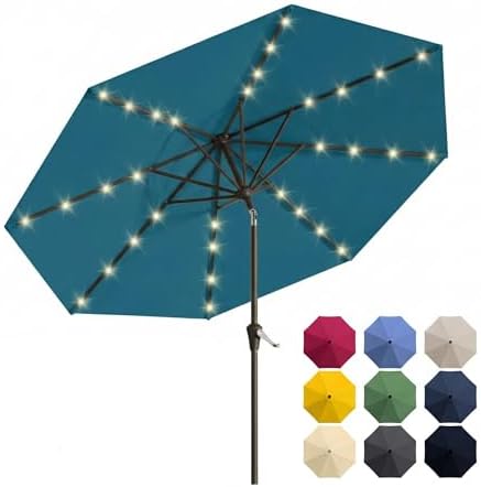costway 10' patio outdoor sunshade hanging umbrella 10 Feet Offset Umbrella with 8 Ribs Cantilever and Cross Base-Brown