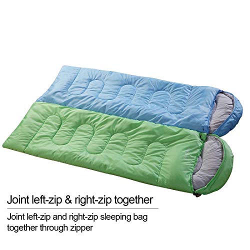 FARLAND Rectangular Sleeping Bags 20 Degree ℉,Cold Weather 4 Season for Adults, Youth, Kids, Unisex for Camping, Hiking, Waterproof, Traveling, Backpacking and Outdoors