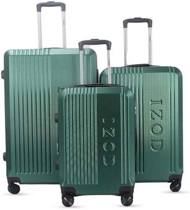 illuN　3点セット Amazon.com | IZOD Liam 3 Piece Expandable Softside Luggage Set