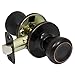 5 Pack of Pro-Grade Classic Passage Hallway Closet Door Knobs Handles, Oil Rubbed Bronze
