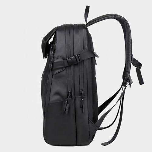 Dynamart Mochila Impermeavel para Notebook 15 6 45x30x16 cm 38L Preta Reforcada Antifurto Expansivel Viagem Trabalho Faculdade Executiva USB Resistente