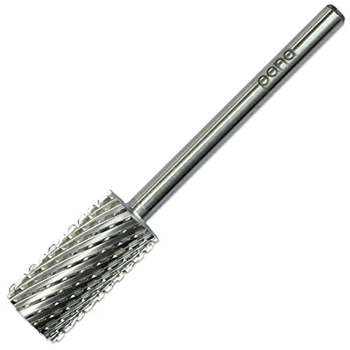 Pana 3/32" Safety Nail Carbide Bit - Silver Large Barrel Head (Grit: Extra Coarse - XC) for Electric Dremel Drill Machine