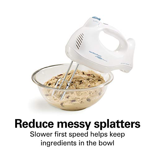 Hamilton Beach Power Deluxe 6Speed Electric Hand Mixer with SnapOn