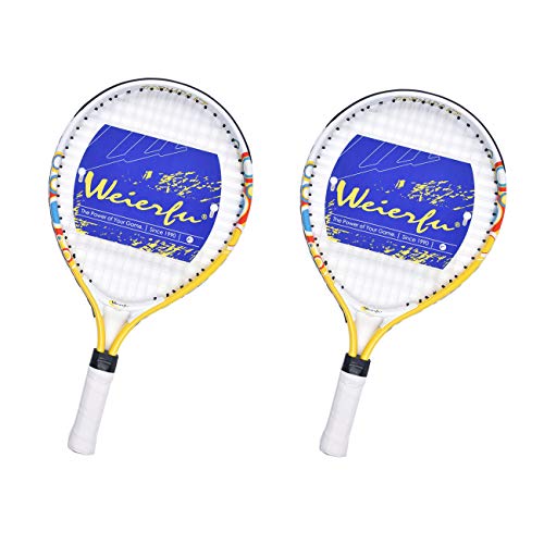 Weierfu Junior Tennis Racket for Kids Toddlers Starter Racket 17" with