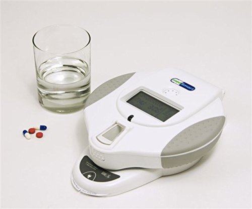 e-Pill | MedSmart | Automatic Pill Dispenser, Locked Cover and Patient Compliance Dashboard | Up to 6 Alarms Per Day | 7 Day Battery Backup