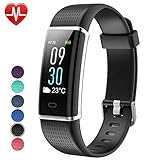 Willful Fitness Tracker, Fitness Watch Activity Tracker with Heart Rate Monitor Watch, IP68 Waterproof Sleep Monitor Step Counter 14 Sport Modes,Pedometer for Women Men Kids (Color Screen,2018 Ver)