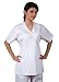 Adar Universal Mock Wrap w/ Embroidered Front
