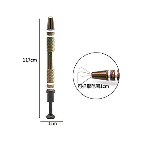 Circuit board Small IC Chip Metal Grabber with 4 Claws Universal Tiny Components Catcher IC Pick Up Tools Motherboard Repair tool
