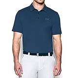 Under Armour Men's Playoff Vented Polo, Academy/Graphite, X-Large