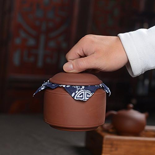 Top Grade Chinese Yixing Purple Clay Handmade Canister/zisha Zi Ni Tea Canister/ceramic Gift