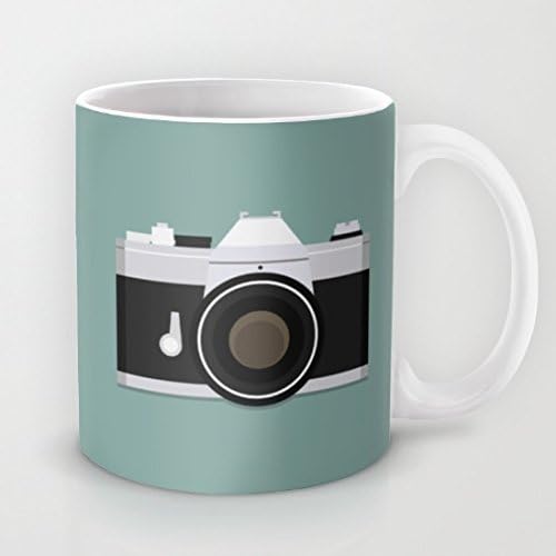 UingShow Vintage Film Camera Ceramic Coffee Mug Tea Cup