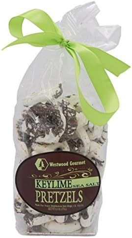 Westwood Gourmet Chocolate Covered Pretzels, 6.2 Ounce Bag (Keylime &amp; Sea Salt)