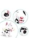 DomeStar Cute Dog Bank, Bull Terrier Coin Bank Kids Toy Bank Doggy Puppy Piggy Bank for Girls Boys