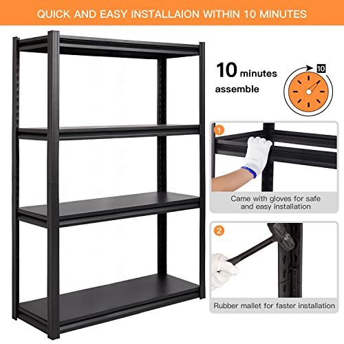 Raybee Garage Shelving, Heavy Duty Shelving ,Metal Garage Shelves for
