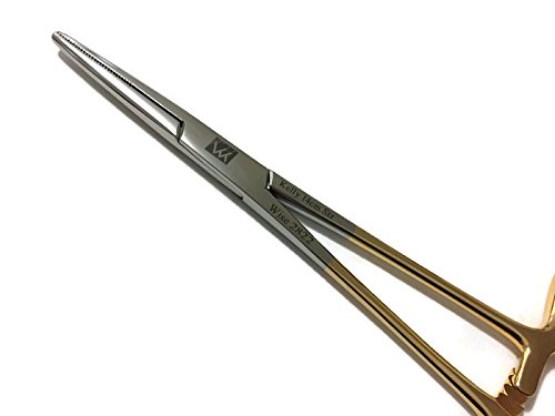 Hemostat Straight Kelly Forceps (5 3/4â€/145 mm), Hemostat Jaws Have Interlocking Teeth and are Designed to Clamp Off Blood Vessels During Surgical Procedures.