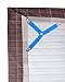 Jofefe 4Pcs Bed Sheet Fasteners, Adjustable Bed Sheet Holder Straps, 3 Way Mattress Cover Holder Fasteners, Triangle Bed Sheet Keeper Bedsheets Corner Holder Straps W/Metal Heavy Duty Grippers Clips
