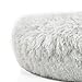 Best Friends by Sheri Calming Shag Vegan Fur Donut Cuddler (23×23) – Small Round Donut Cat and Dog Cushion Bed, Warming and Cozy for Improved Sleep – Prime, Machine Washable – Small Pets Up to 25 lbsthumb 1