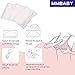 MMBABY Nursing Pads,1 Packs of 60 Stay Dry Disposable Breast Pads, Excellent Absorbency, Leak Protection, Double Adhesive Keeps Pads in Place