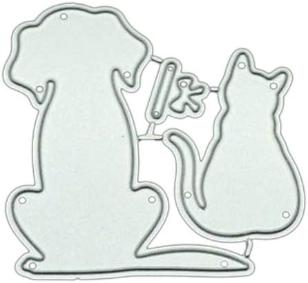stomsoruuyty Dog Cat DIY Metal Cutting Dies Stencil Scrapbooking Photo Album Stamp Paper Card Crafts Decor