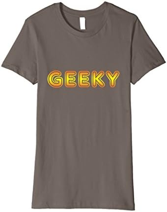 Womens Geeky T Shirts Medium Asphalt