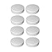 Ball Regular Mouth Plastic Mason Jar Storage Lids 8-Count per Pack (1-Pack)